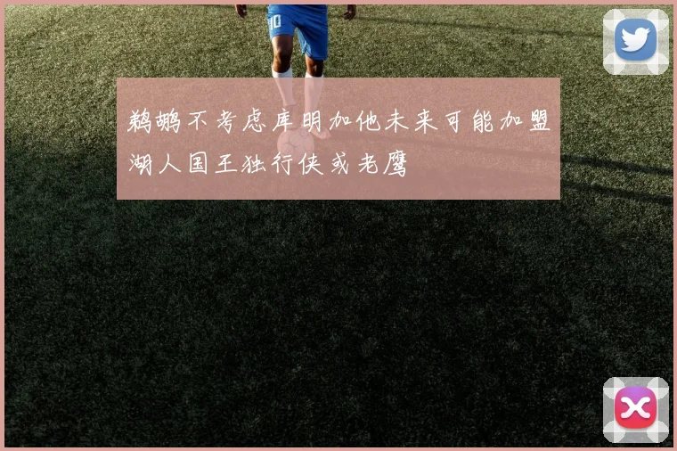 鹈鹕不考虑库明加他未来可能加盟湖人国王独行侠或老鹰